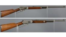 Two Marlin Lever Action Long Arms
