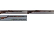 Three Civil War Era Pattern 1853 Percussion Rifle-Muskets