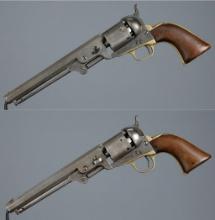 Two Civil War Era Colt Model 1851 Navy Percussion Revolvers