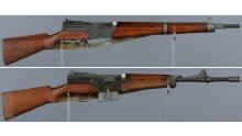 Two French Military MAS Mle 1949 Pattern Semi-Automatic Rifles