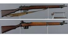 Two British Lee-Enfield Pattern Rifles
