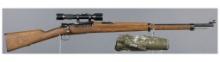 Swedish Carl Gustaf Model 1896 Sniper Rifle with Scope and Case