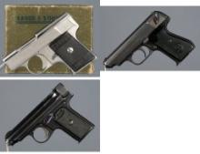 Three German J.P. Sauer & Sohn Semi-Automatic Pistols