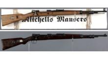 Two World War II German Mauser 98 Bolt Action Rifles