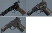 Three European Semi-Automatic Pistols