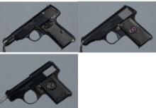 Three German Walther Semi-Automatic Pistols