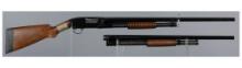 Winchester 20 Gauge Model 12 Slide Action Shotgun Two Barrel Set