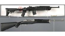 Two Ruger Mini-14 Semi-Automatic Ranch Rifles