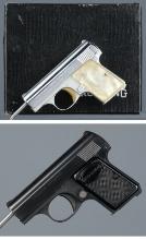 Two Baby Semi-Automatic Pistols