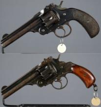 Two Spanish Copies of Smith & Wesson Double Action Revolvers