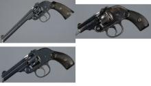 Three Harrington & Richardson Double Action Revolvers