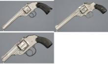 Three Double Action Revolvers