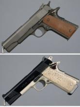 Two 1911 Pattern Semi-Automatic Pistols