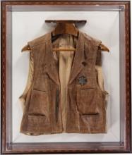 True Grit Rooster Cogburn Style Waistcoat Marked John Wayne