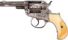 Factory Engraved Colt Sheriff's Model 1877 Lightning Revolver