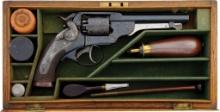 Cased Factory Engraved London Armoury Kerr Percussion Revolver