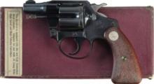 Colt Bankers Special .22 LR Revolver with Box and Factory Letter