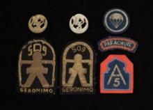 Grouping of 509th PIB Airborne Infantry Insignia