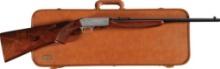 Engraved Belgian Browning Grade II .22 Auto Rifle with Case