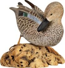 Decorative Carved Duck by Allen