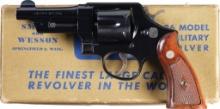 Smith & Wesson Model 21 Double Action Revolver with Gold Box