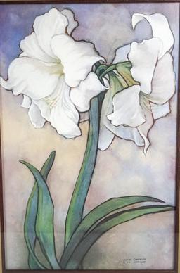 "White Amaryllis" By Diane Garrick Scholze, 653/950