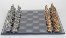 Fantasy  of the Crystal Pewter Chess Set