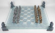 Dragons of the Realm Fantasy Chess Set, Ca. 1997