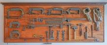 Clamps & Tools on Wall Board