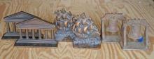 3 Pair Cast Book Ends