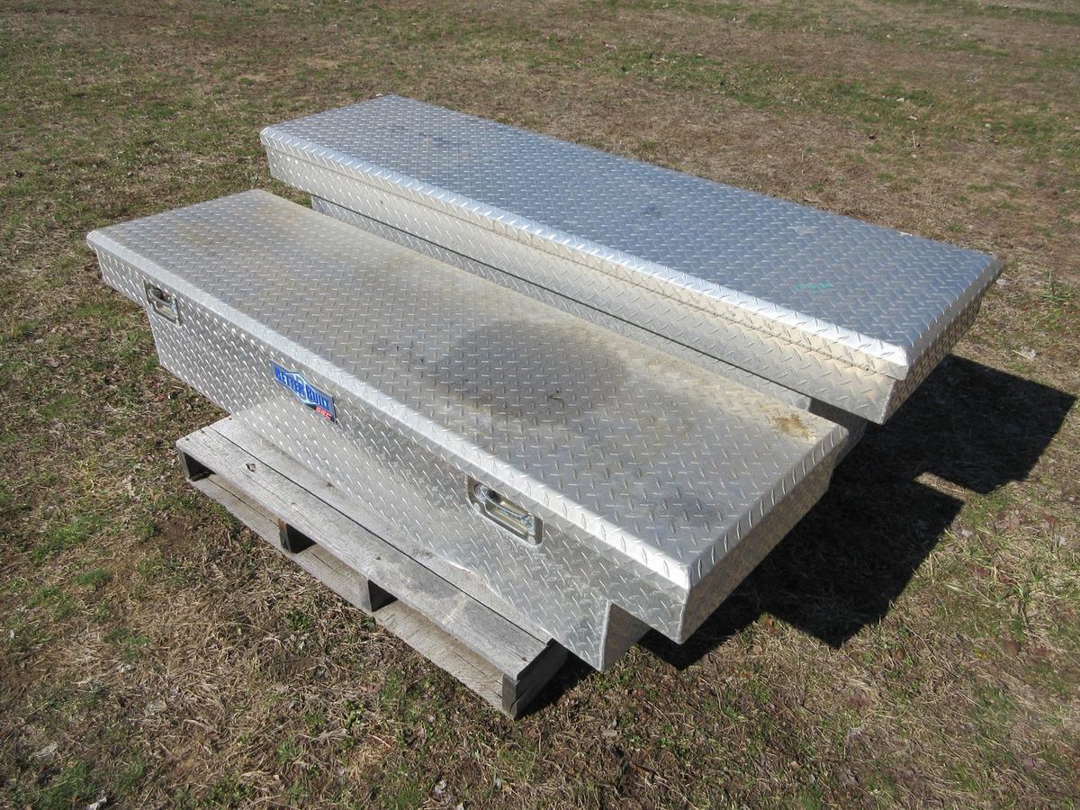 (2) Aluminum Truck Boxes