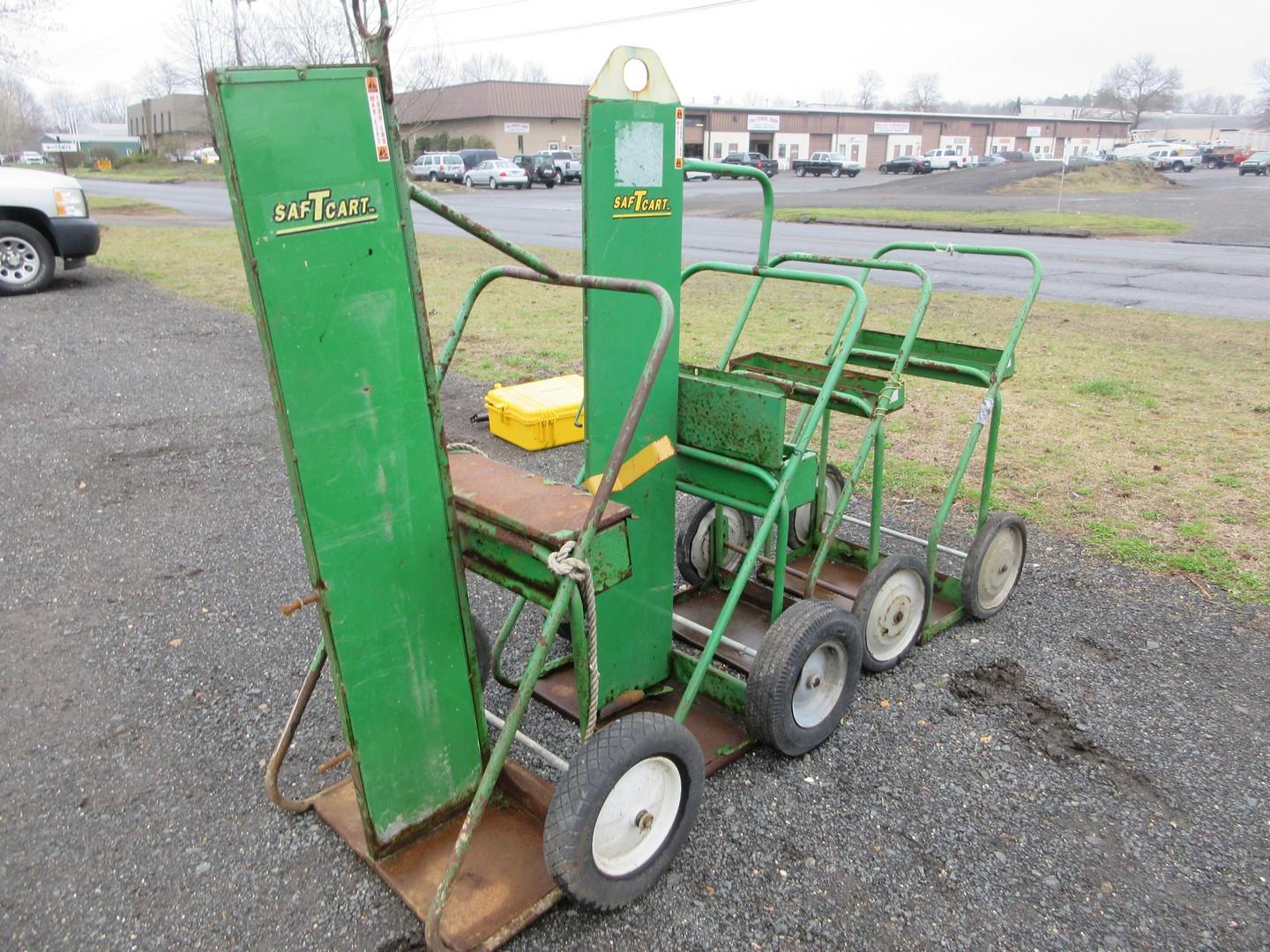 (4) Rolling Torch Carts