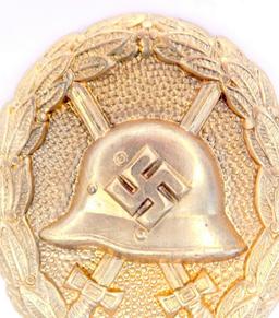 German WWII Gold Spanish Condor Legion Wound Badge