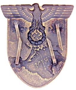 German WWII Army KRIM 1941 1942 Sleeve Shield