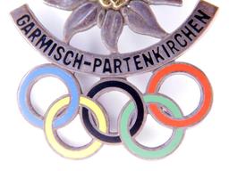 German WWII 1936 Garmisch Winter Olympics Badge