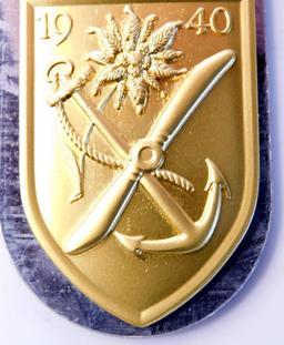 German WWII Naval Kriegsmarine NARVIK 1940 Sleeve Shield