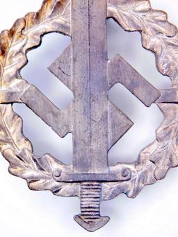 German WWII Silver SA Sports Badge