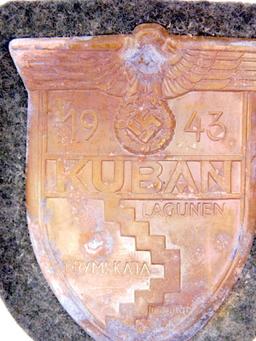 German WWII Army Heer 1943 KUBAN Sleeve Shield