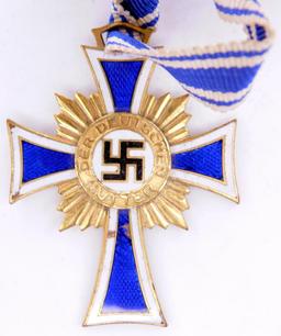 German WWII GOLD Mothers Cross