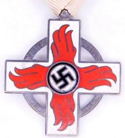 German WWII 2nd Class Fire Brigade Decoration