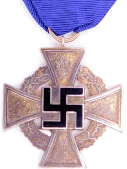 German WWII NSDAP 40 Year Faithful Service Cross