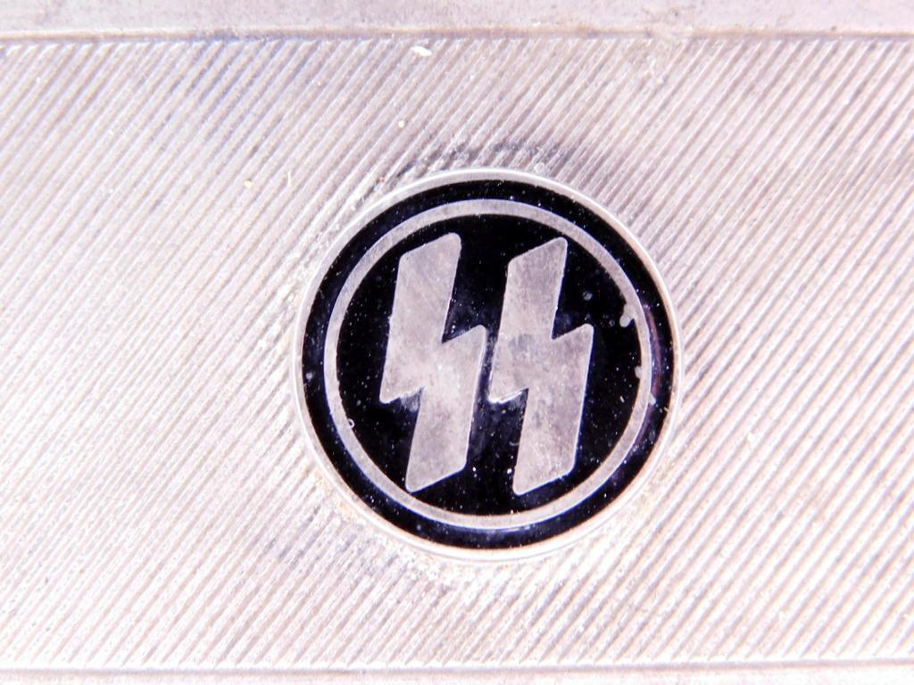 German WWII Waffen SS Cigarette Case