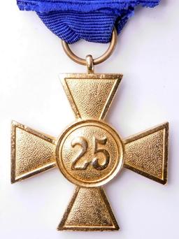 German WWII Army 25 Year Long Service Award