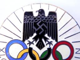 German WWII 1936 OLYMPIADE BERLIN Olympics Badge