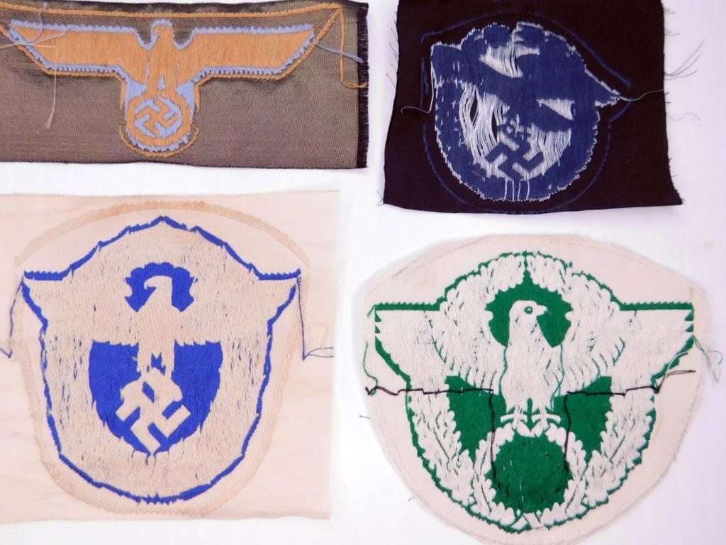 Group of (11) German WWII Military Cloth Insignia