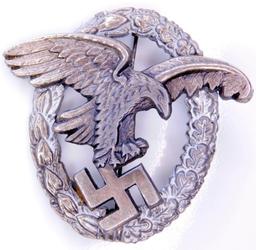 German WWII Luftwaffe Observer Badge