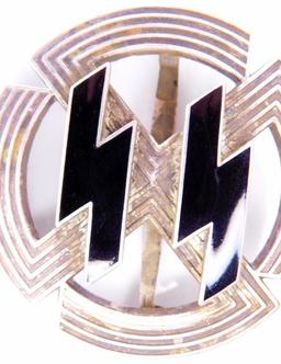 German WWII Waffen SS Silver Sports Proficiency Badge