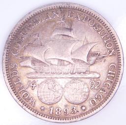 World's Columbian Exposition Silver Half Dollar Coin, 1893