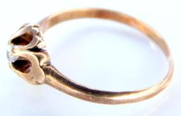 Childs 10K Yellow Gold and Diamond Ring
