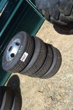 235/80R18 TIRES AND WHEELS 4 COUNT